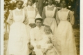Bermuda nurse probationers with Queen's Nurse, 1909.