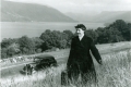 08_District nurse using car to access remote patient nr Loch Fyne, Argyll, in 1959 (Crown Copyright)