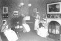 02_Queen's Nurses at Castle Terrace taking tea in the drawing room, 1895