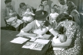 District nurse at infant welfare clinic - 1950s