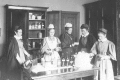01_Queen's Nurses preparing medication before making their rounds, Castle Terrace 3, 1895